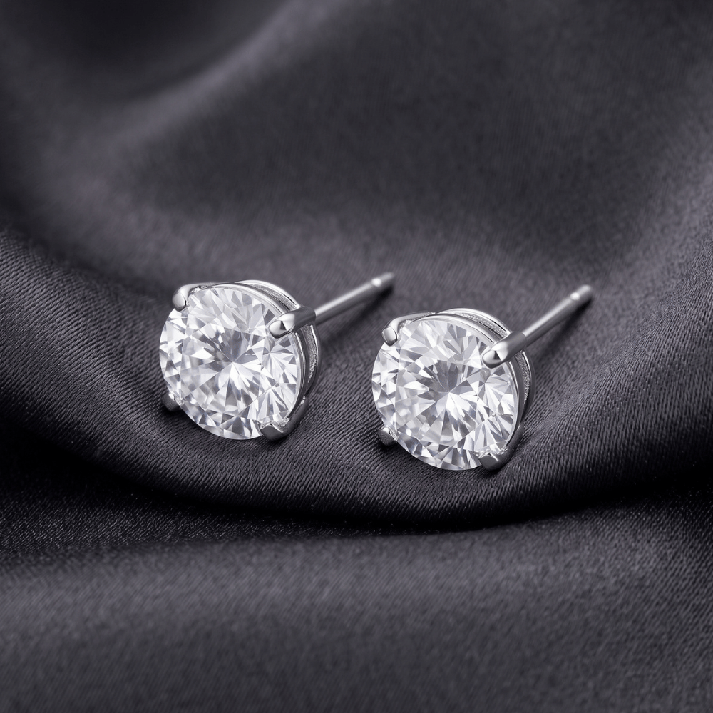 Cubic Zirconia Stud Earrings