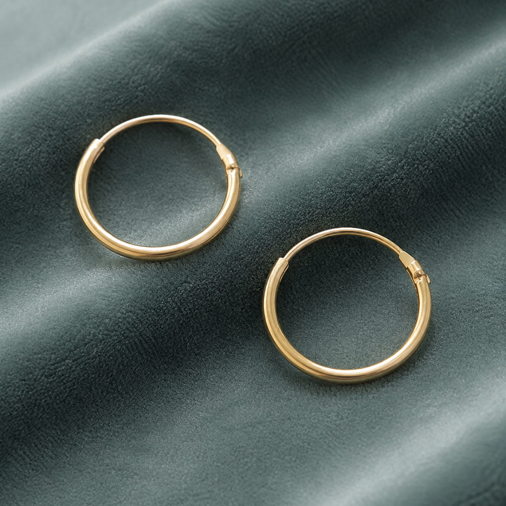 14/20 Gold Filled 12mm Endless Hoop