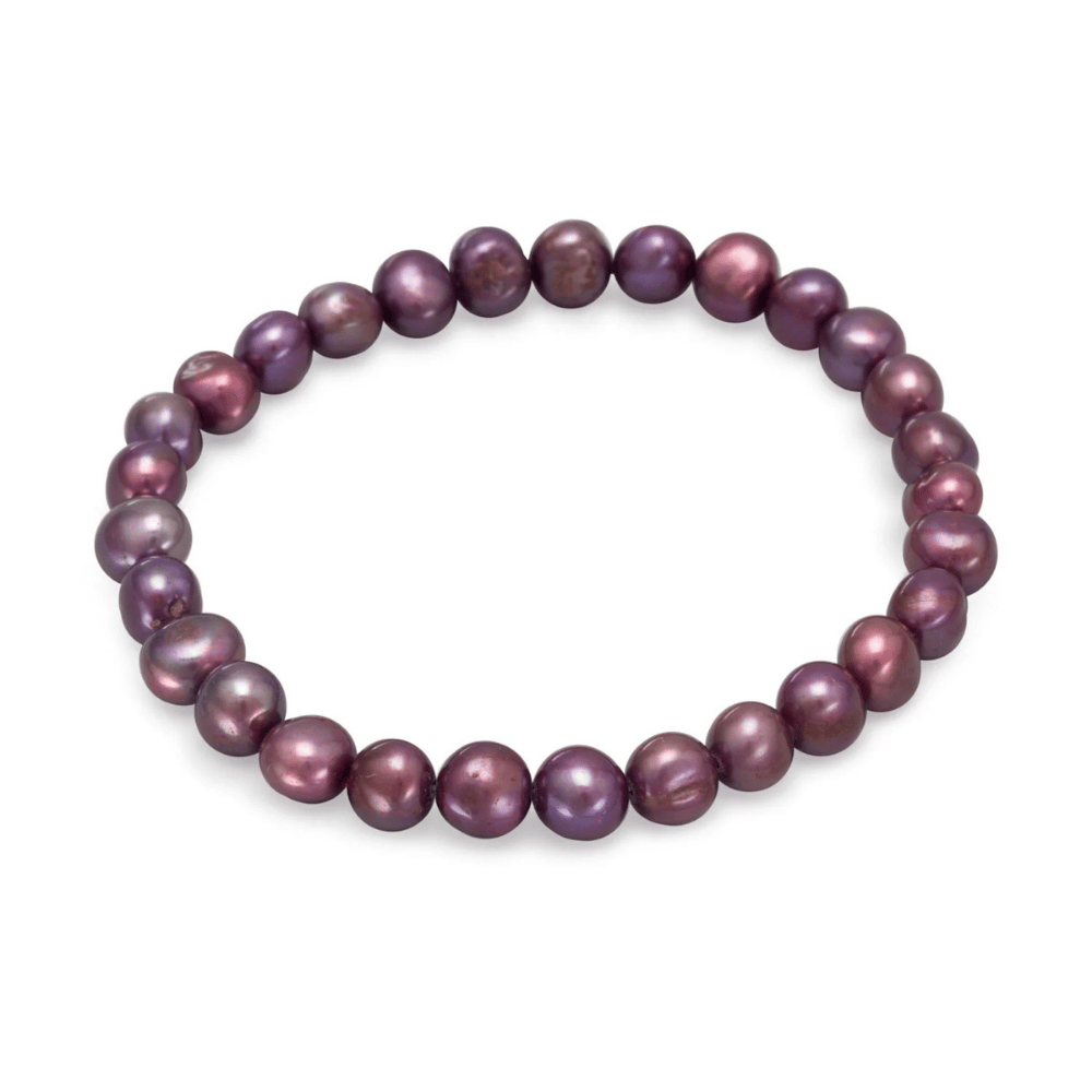 Cultured Freshwater Pearl Stretch Bracelet