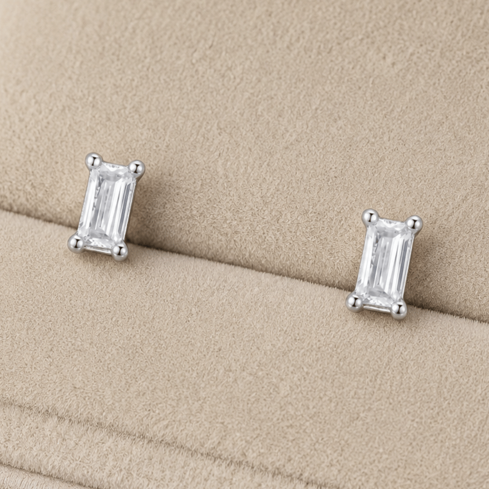 Baguette CZ Earrings
