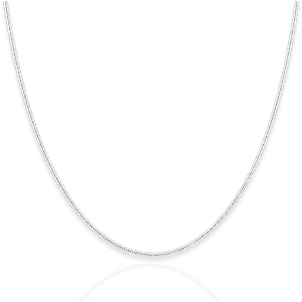 925 Sterling Silver Baby Snake Chain Necklace - 1mm