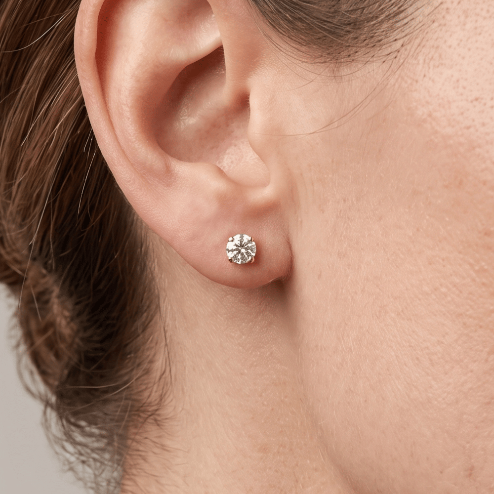 14/20 Gold Filled CZ Stud Earrings
