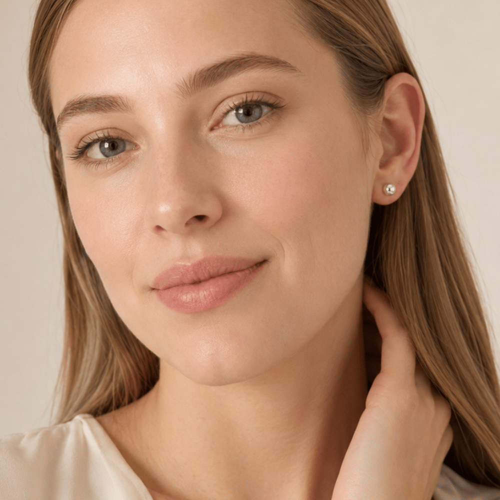 6mm Ball Stud Earrings
