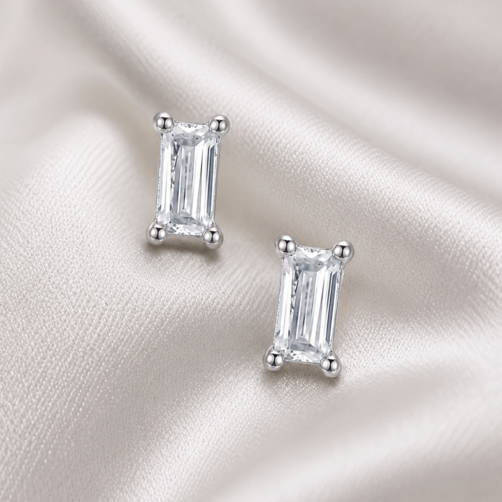 Baguette CZ Earrings