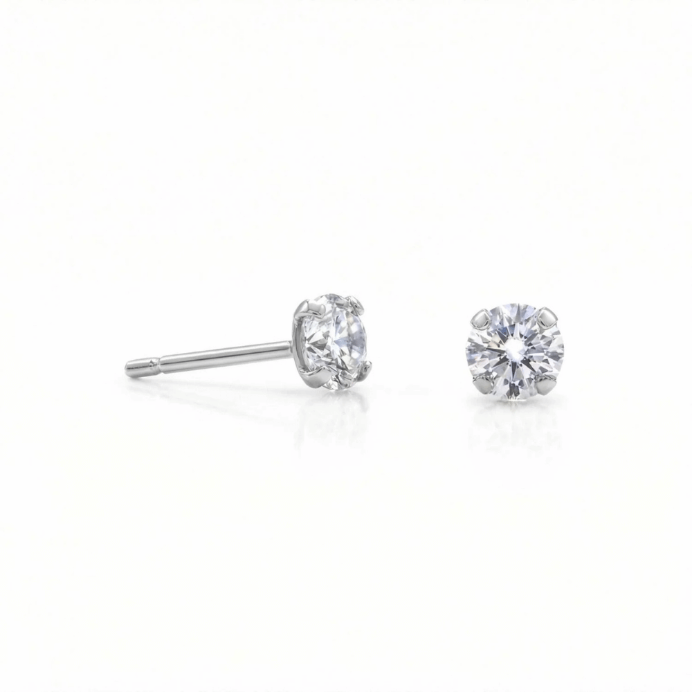 Cubic Zirconia Stud Earrings