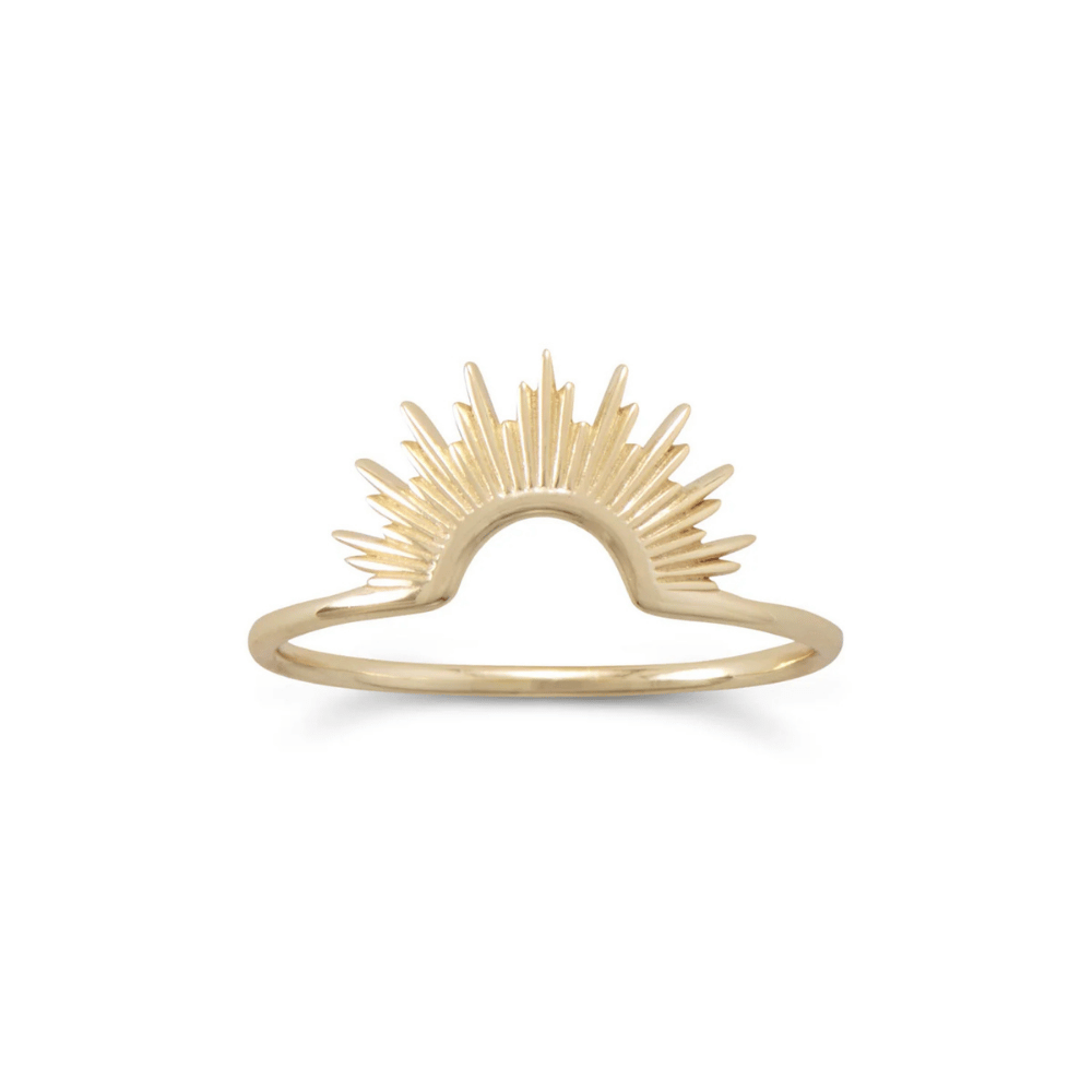 Shiny Sunburst Ring