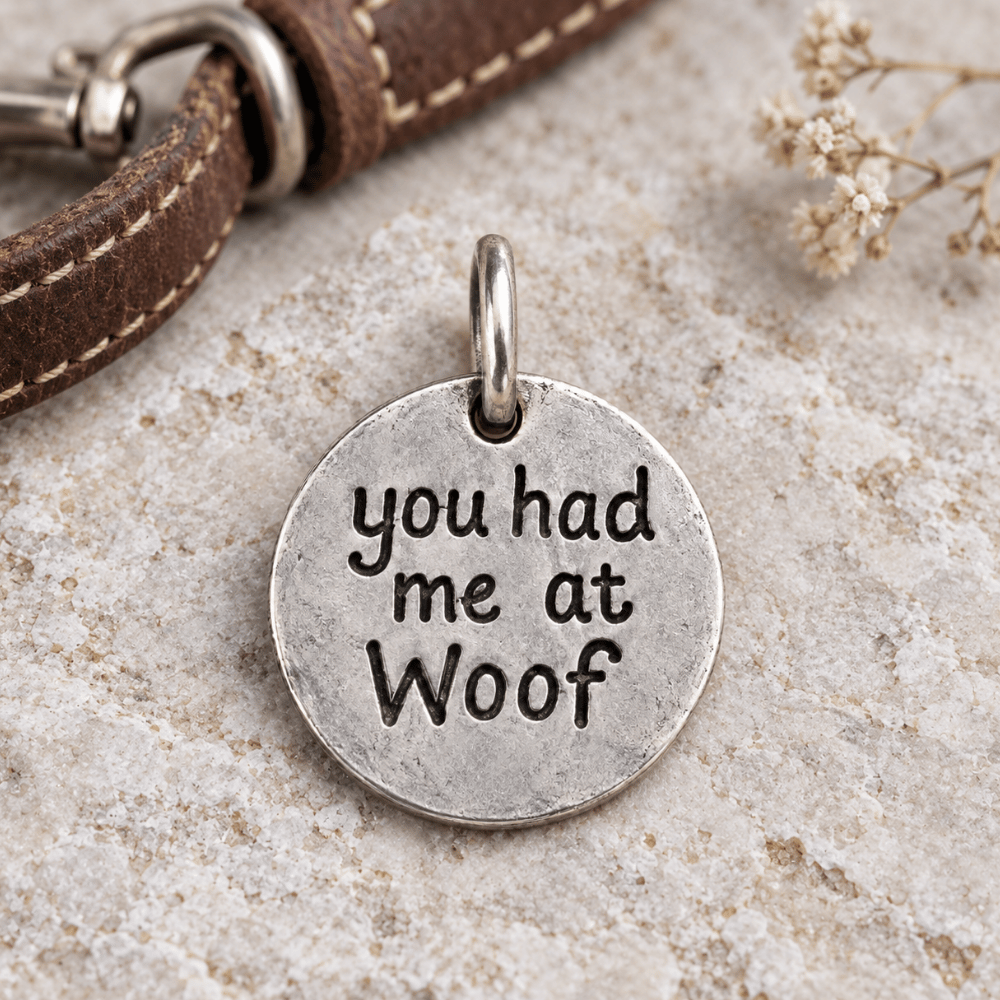 You had me at Woof Dog Lover Pendant