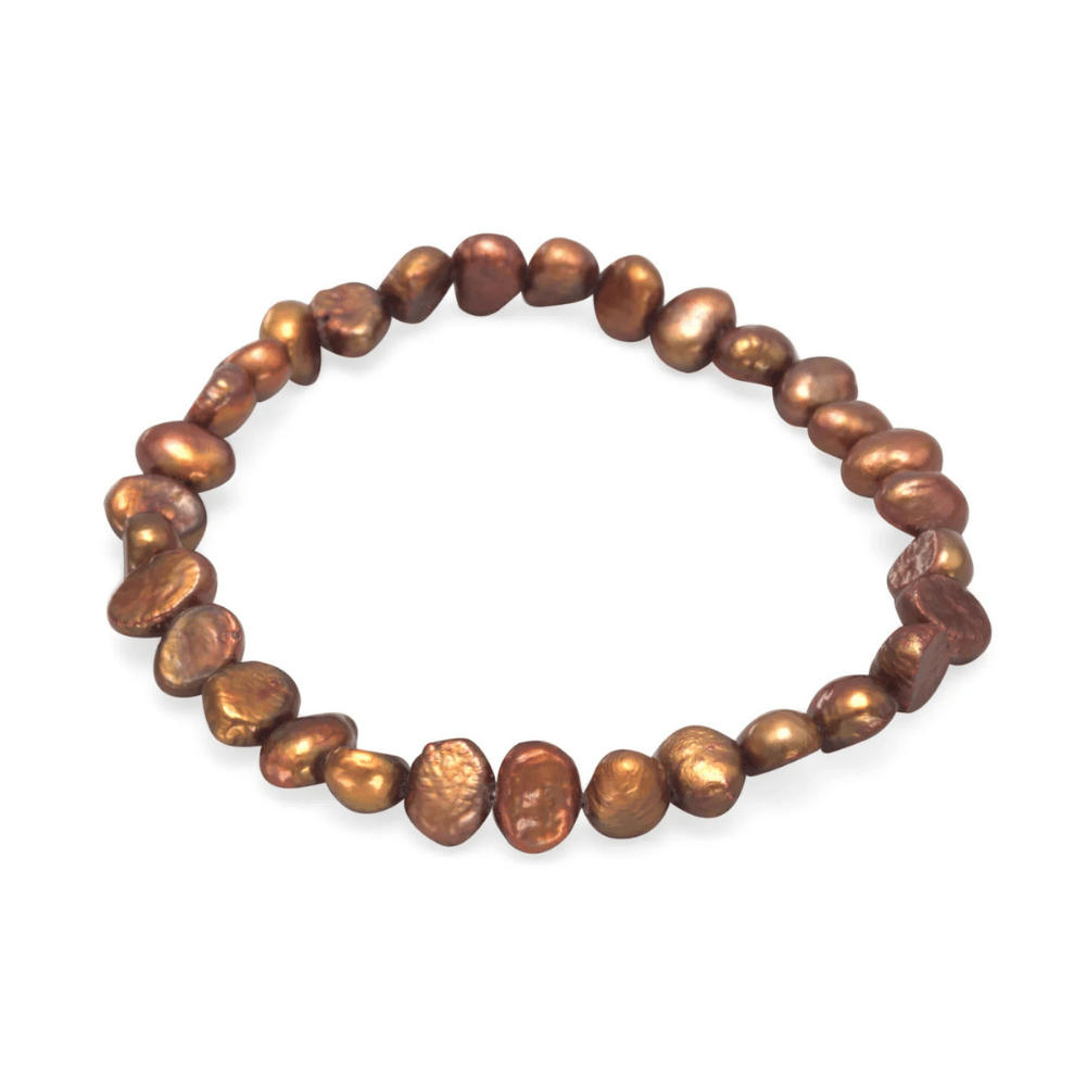 Cultured Freshwater Pearl Stretch Bracelet