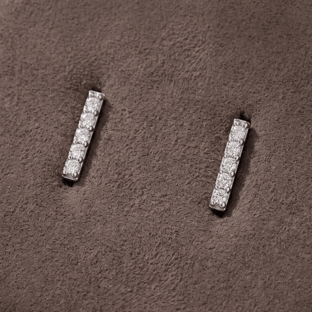 Mini CZ Bar Studs
