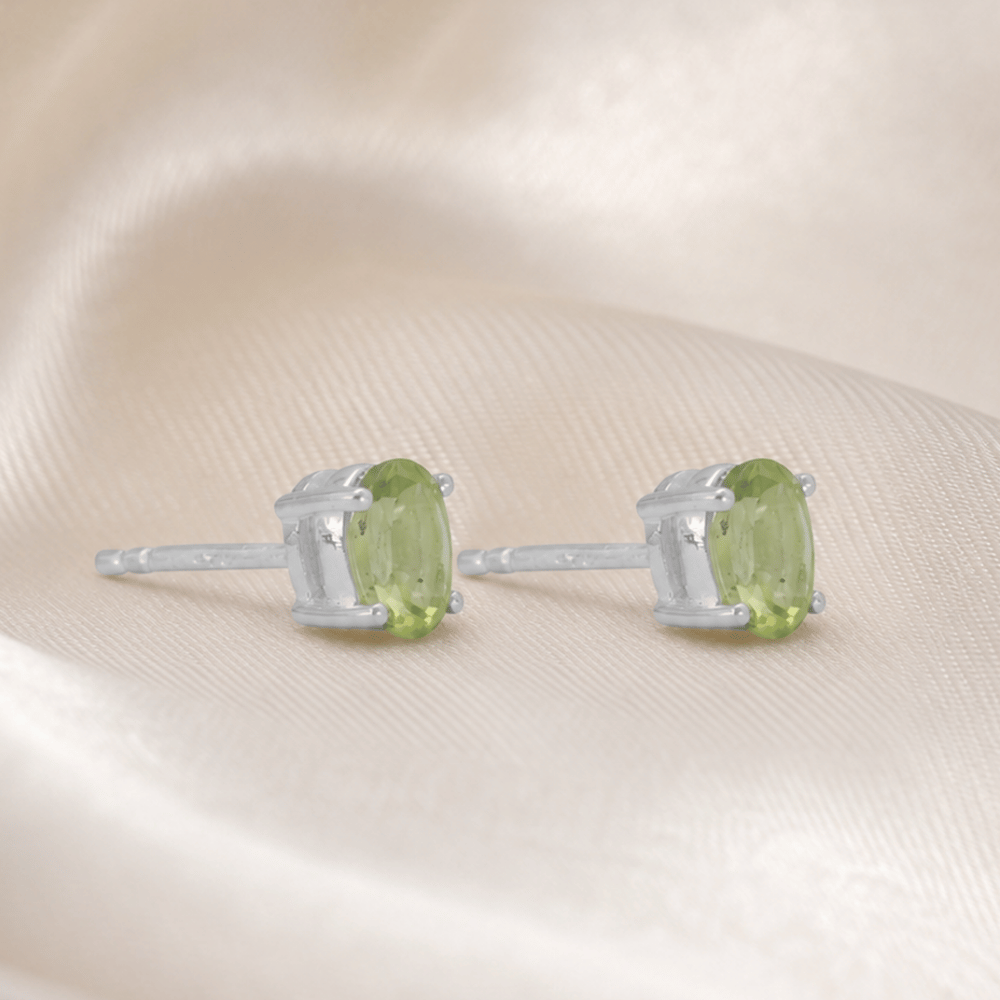 Oval Stud Earrings