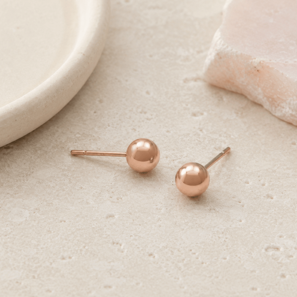 6mm Ball Stud Earrings