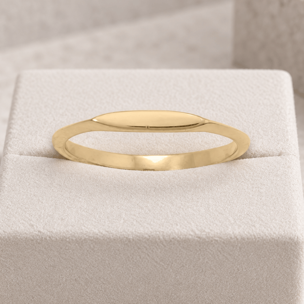 Dainty Flat Top Ring