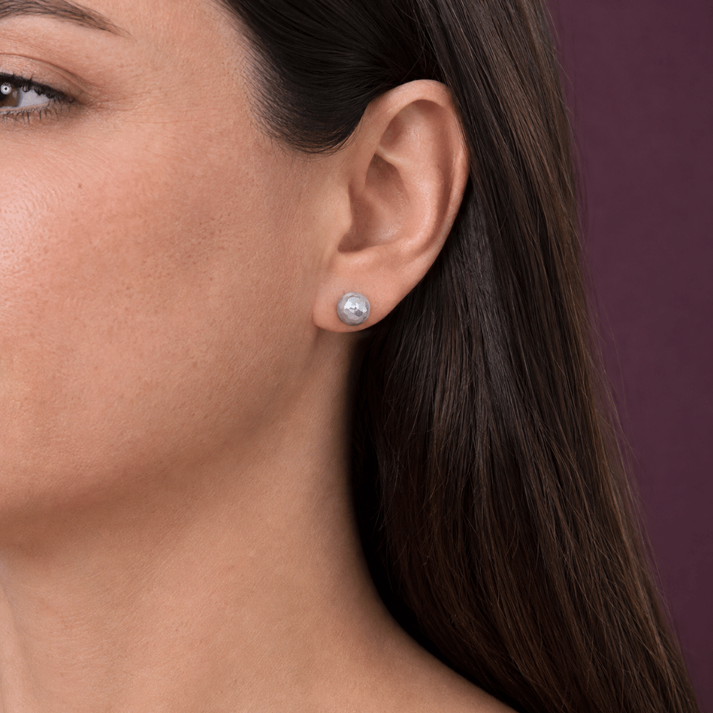 Hammered Ball Earrings
