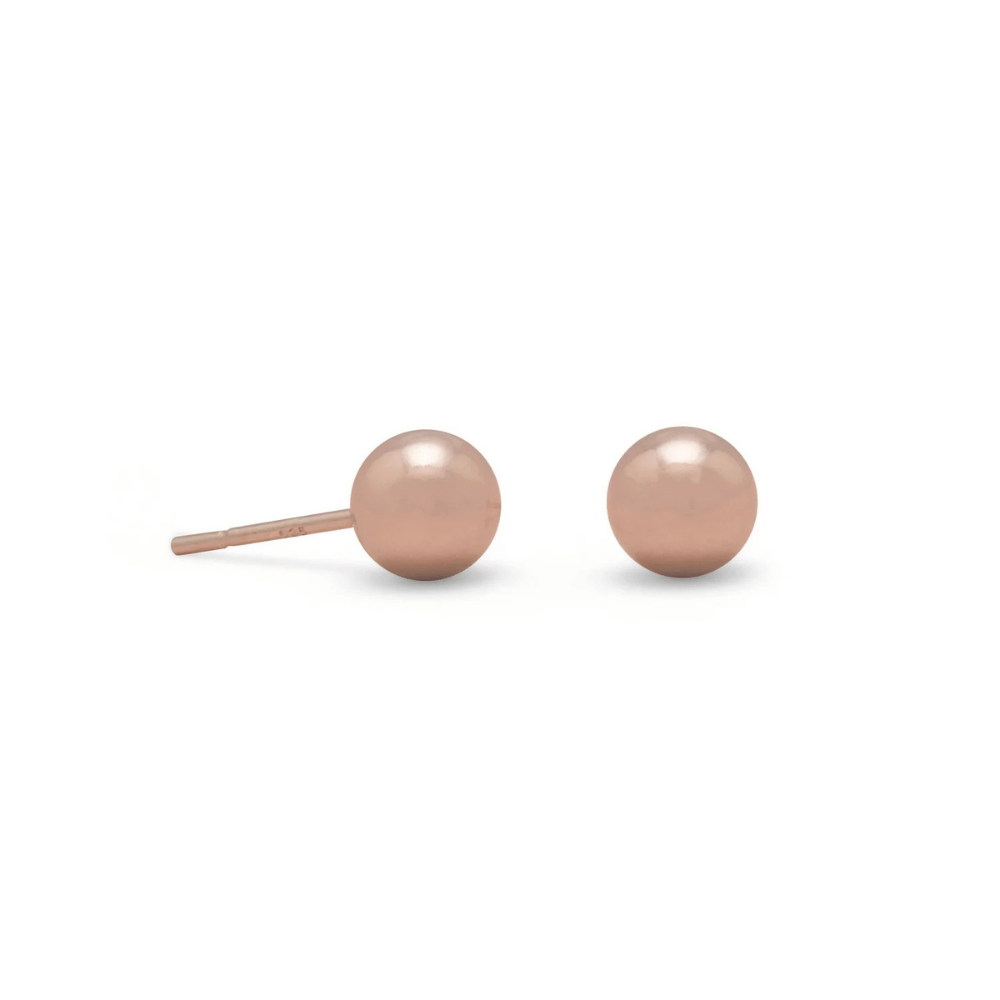 6mm Ball Stud Earrings