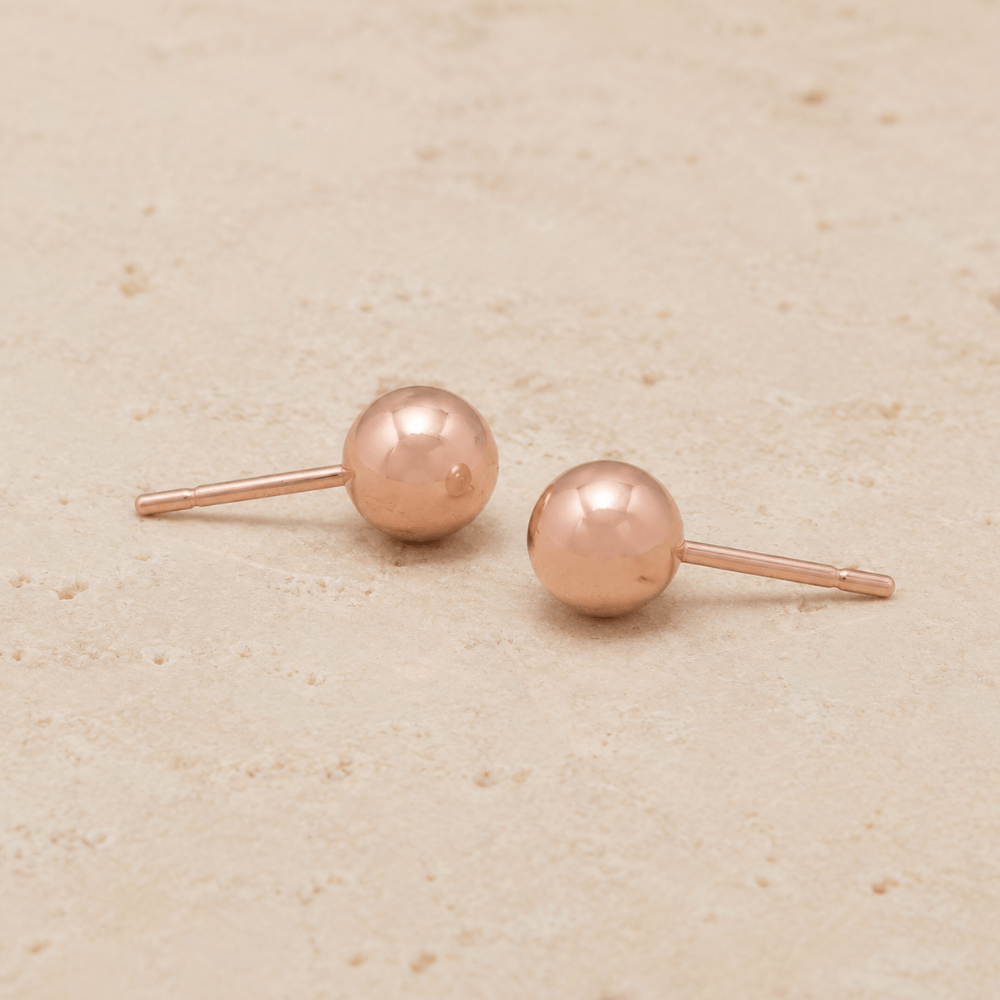 6mm Ball Stud Earrings