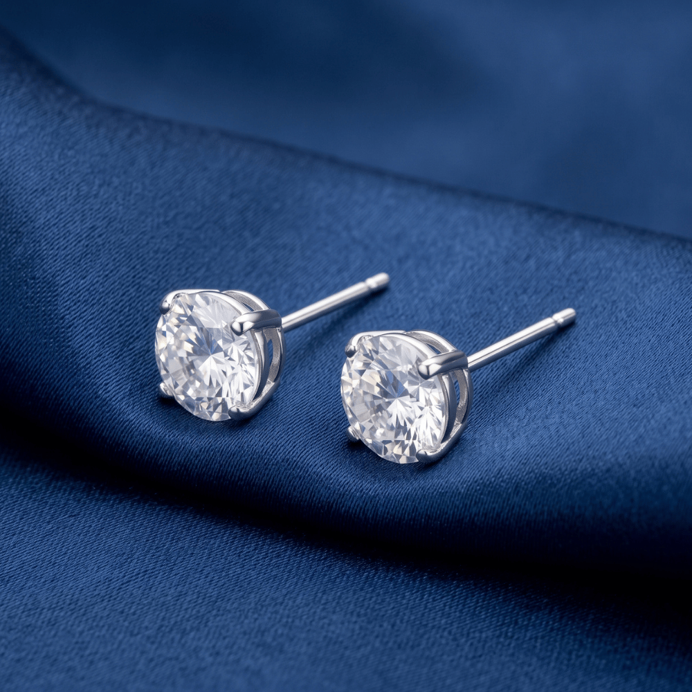 Cubic Zirconia Stud Earrings