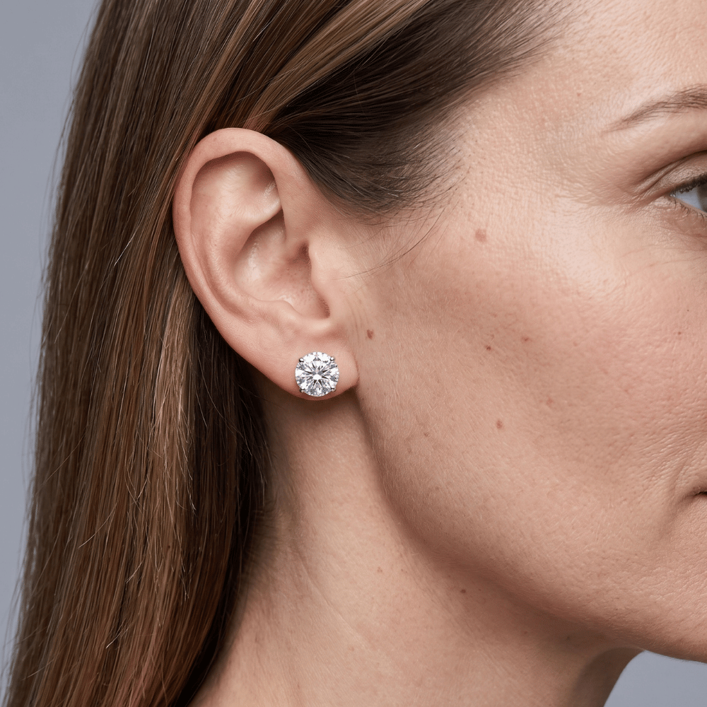 Cubic Zirconia Stud Earrings