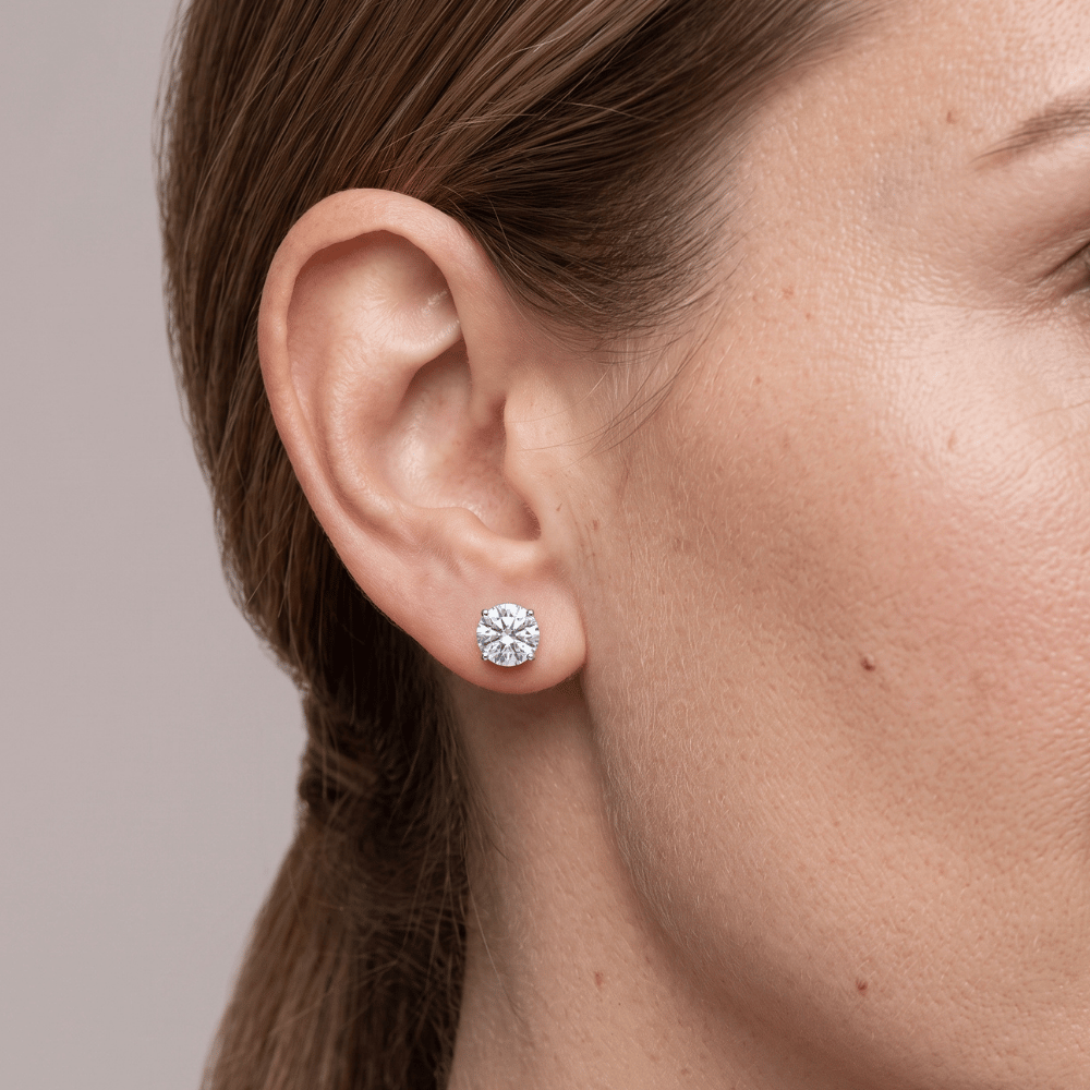 Cubic Zirconia Stud Earrings