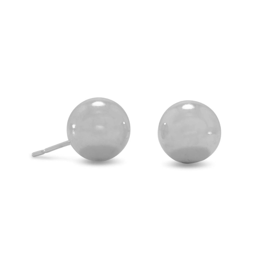 10mm Ball Stud Earrings