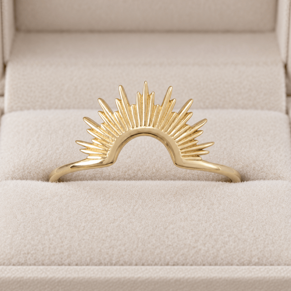 Shiny Sunburst Ring