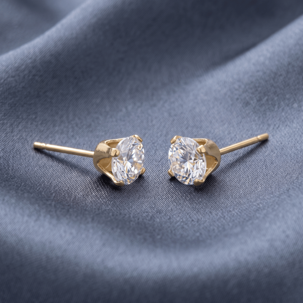 14/20 Gold Filled CZ Stud Earrings