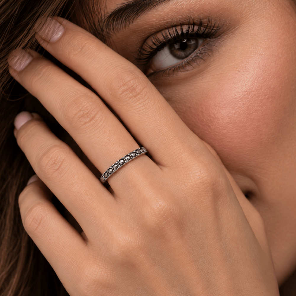 Thin Marcasite Band