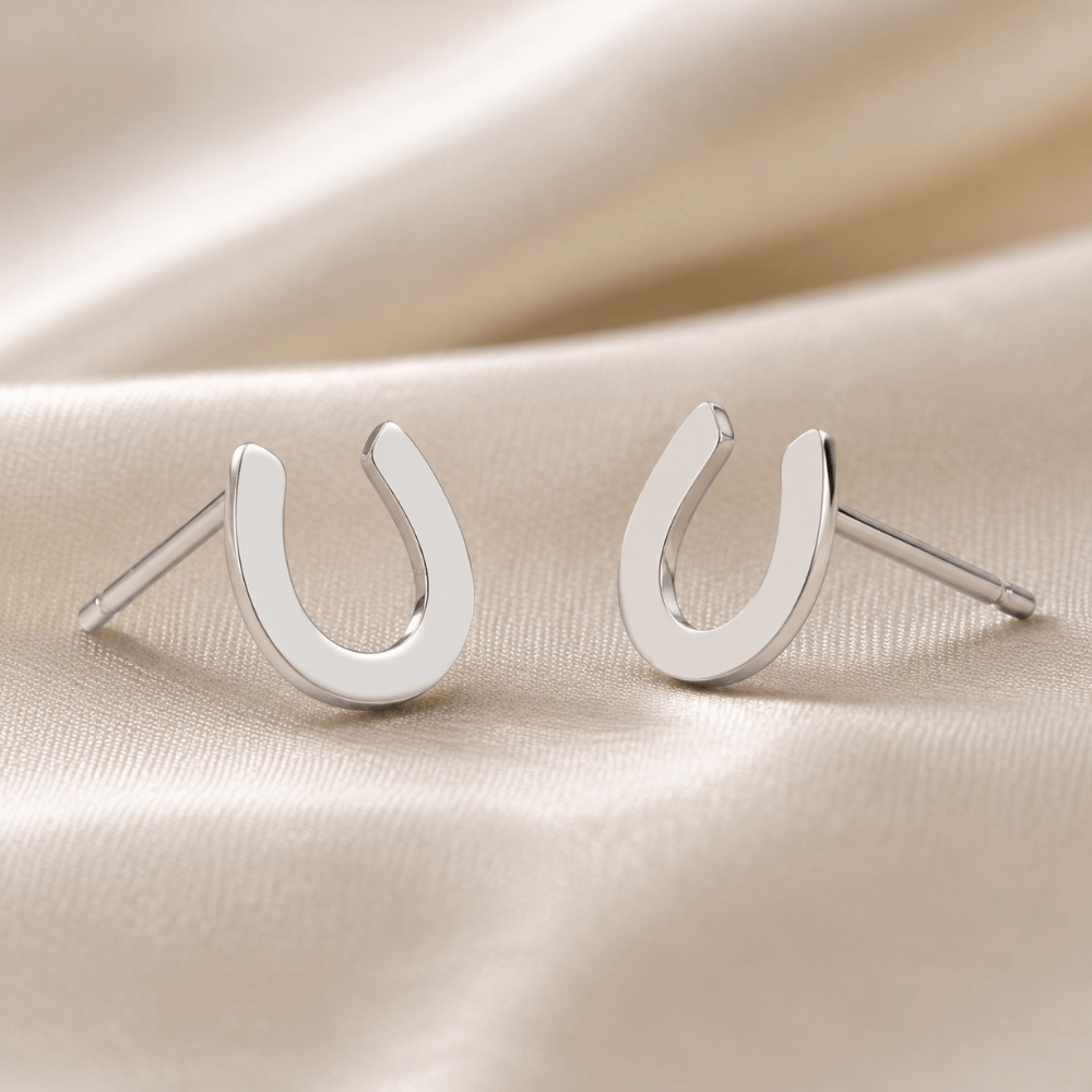 Horseshoe Stud Earrings