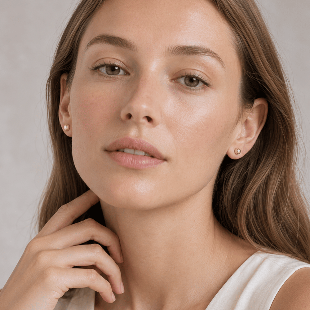 6mm Ball Stud Earrings