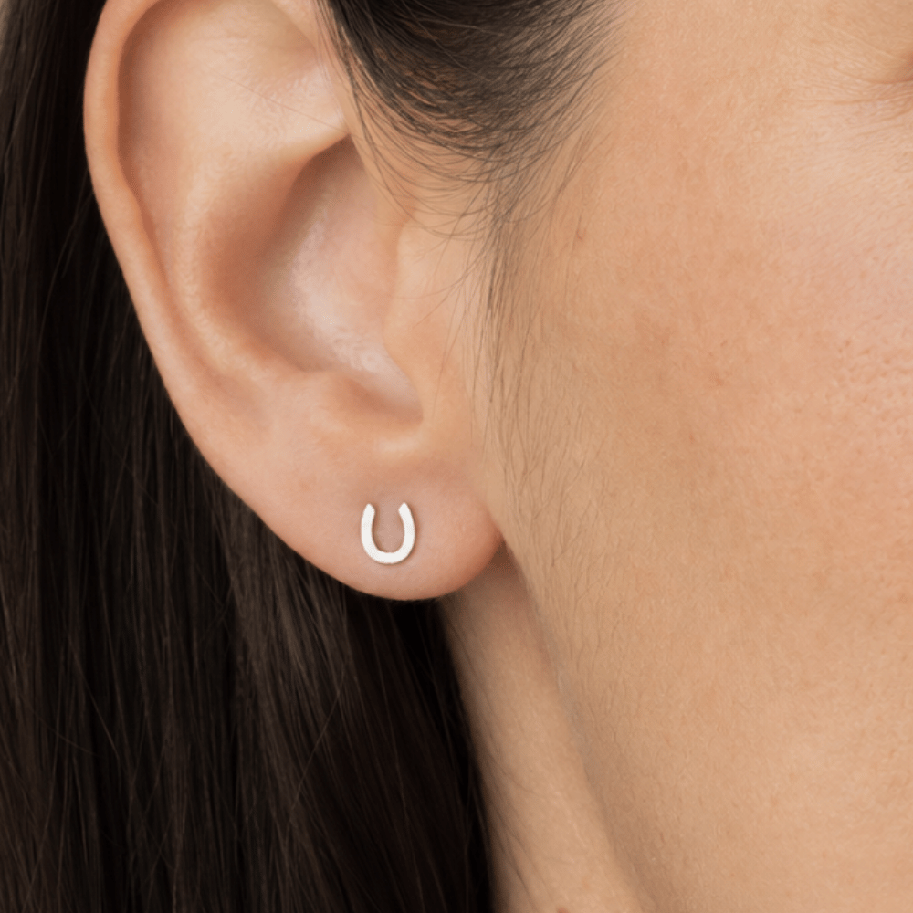 Horseshoe Stud Earrings