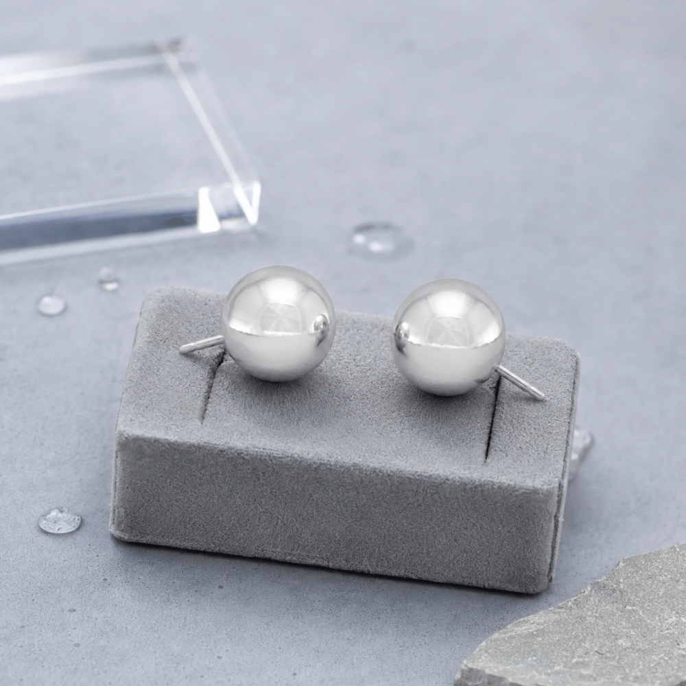 Ball Stud Earrings