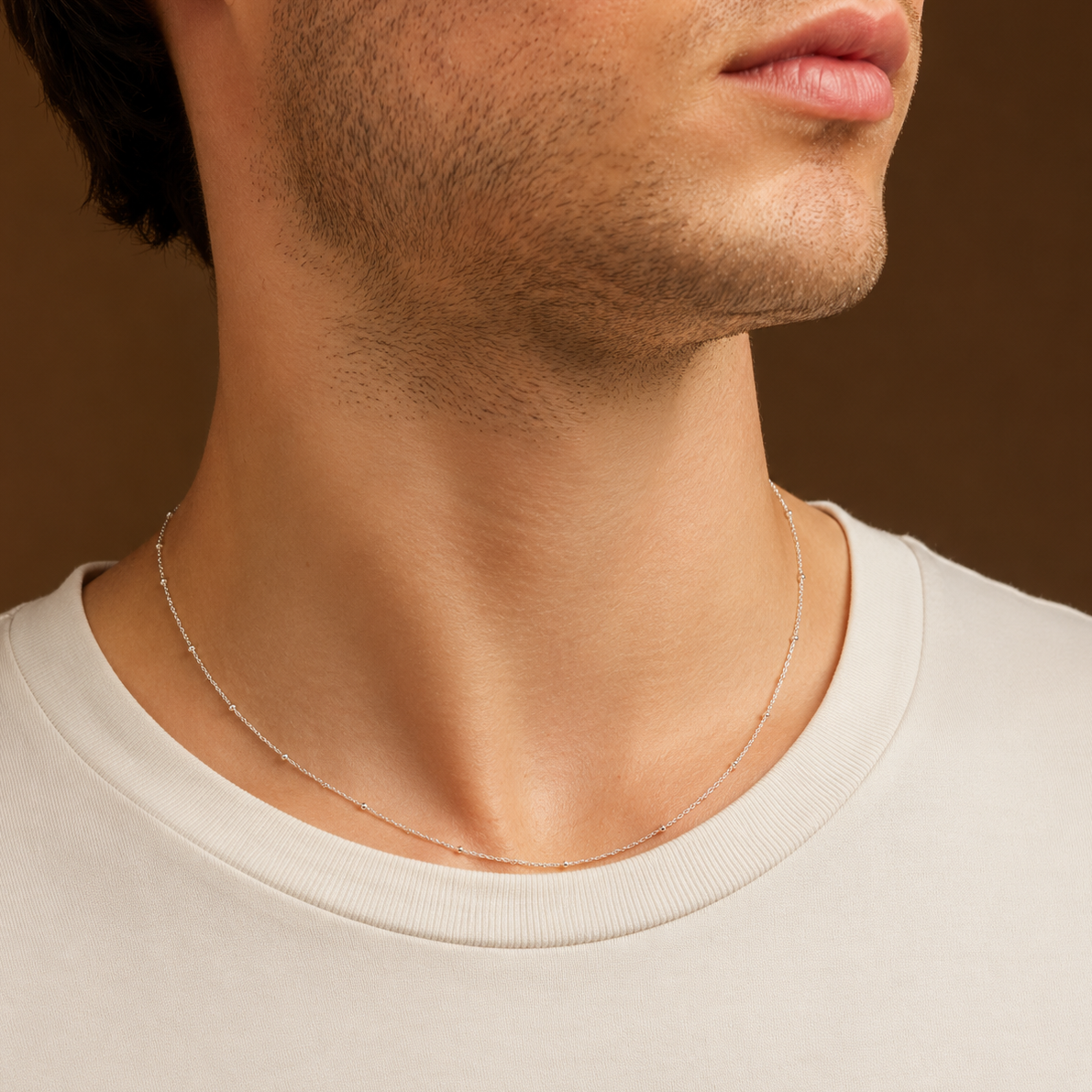 925 Sterling Silver Satellite Chain Necklace - 1.5mm