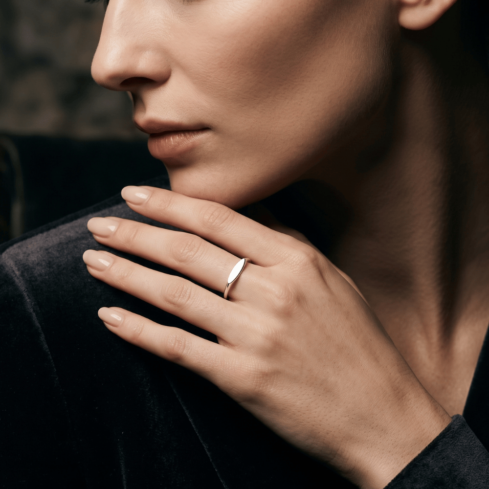 Dainty Flat Top Ring