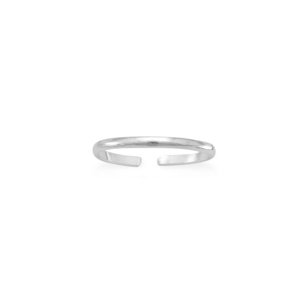 Polished Adjustable Toe Ring