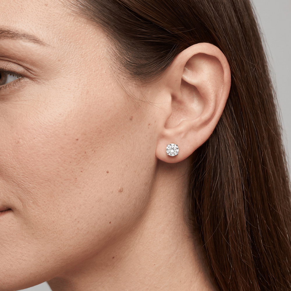 Cubic Zirconia Stud Earrings