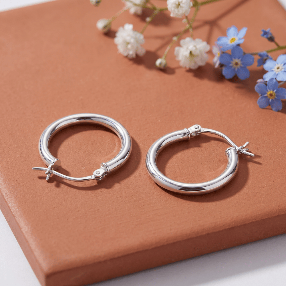 2mm Click Hoop Earrings
