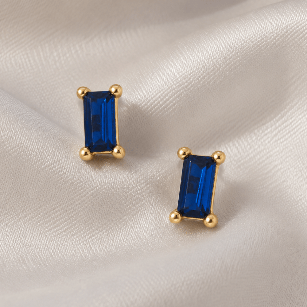 Baguette CZ Earrings