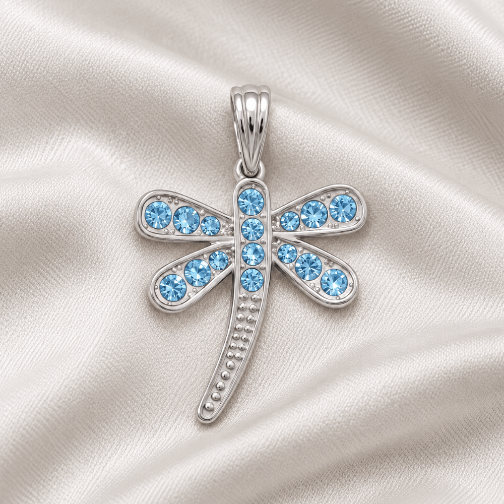Swarovski Crystal Dragonfly Pendant