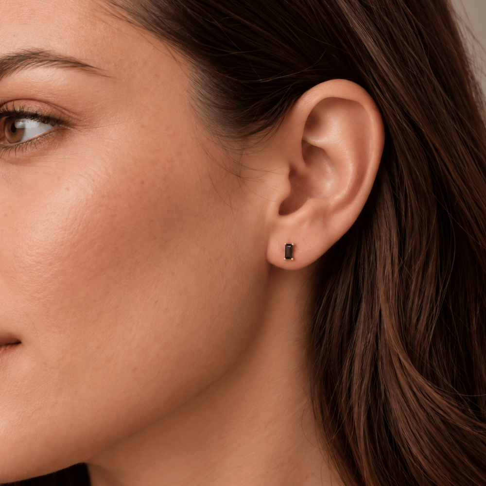 Baguette CZ Earrings