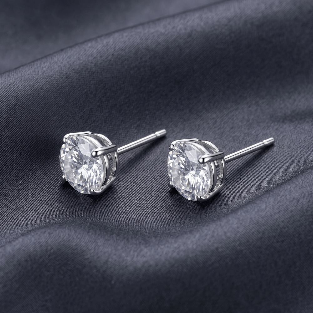 Cubic Zirconia Stud Earrings