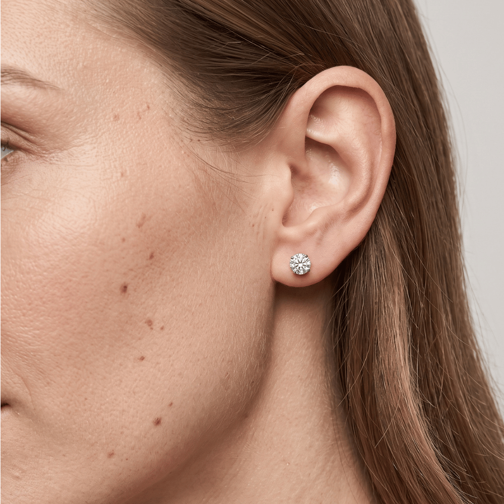Cubic Zirconia Stud Earrings