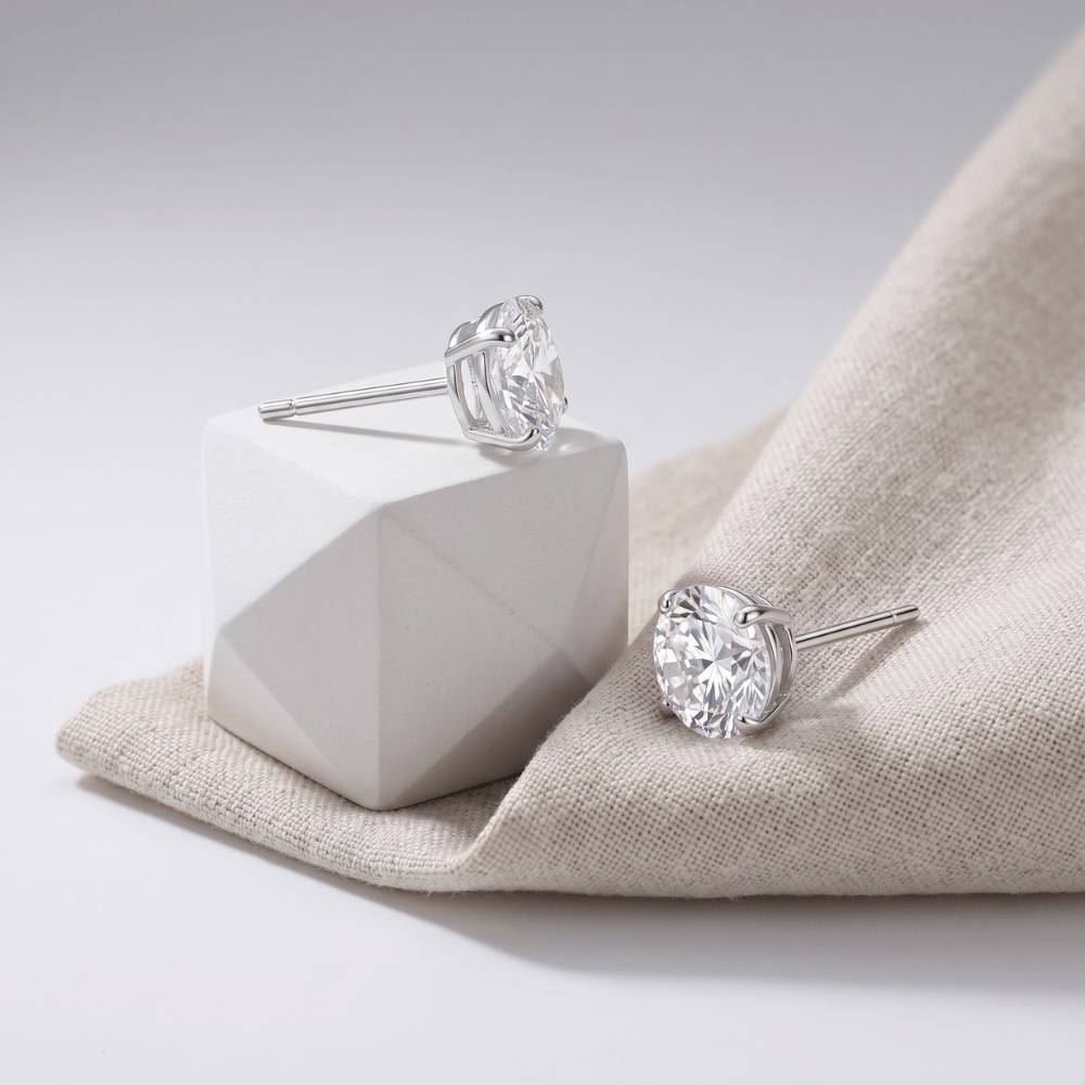 Cubic Zirconia Stud Earrings