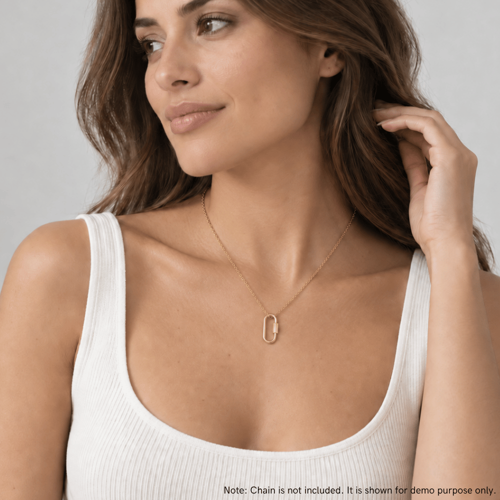 Twisting Lock Carabiner Pendant