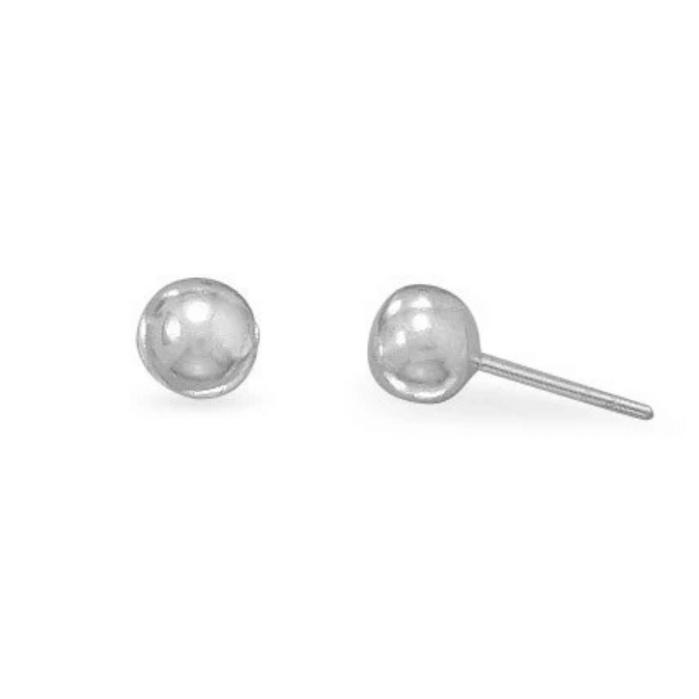 6mm Ball Stud Earrings
