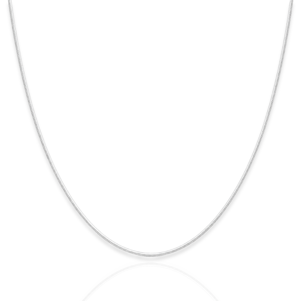925 Sterling Silver Snake Chain Necklace - 1.2mm
