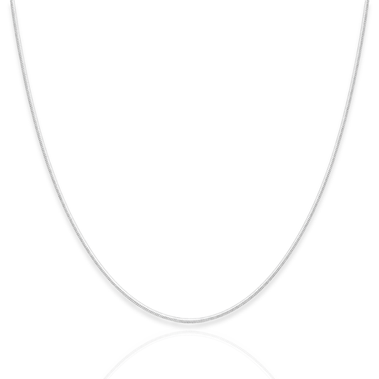 925 Sterling Silver Snake Chain Necklace - 1.2mm