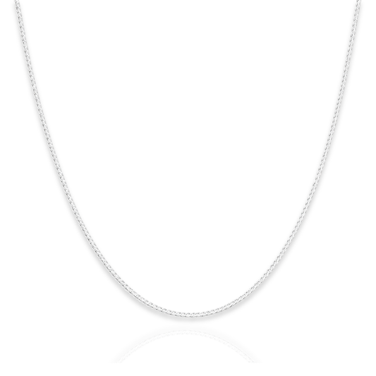 925 Sterling Silver Curb Chain Necklace - 1.4mm