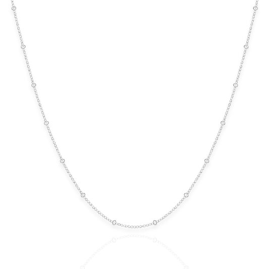 925 Sterling Silver Satellite Chain Necklace - 1.5mm