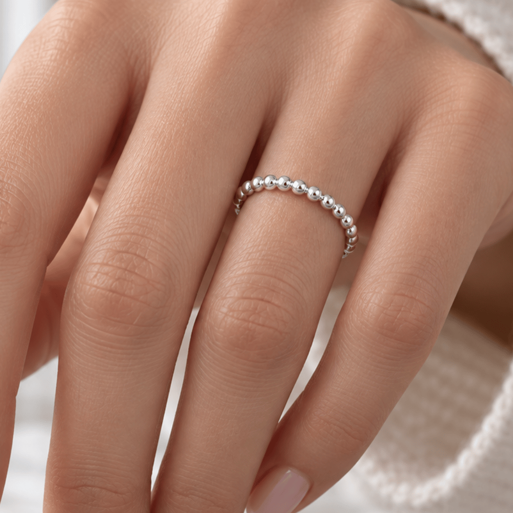 Polished Beaded Band