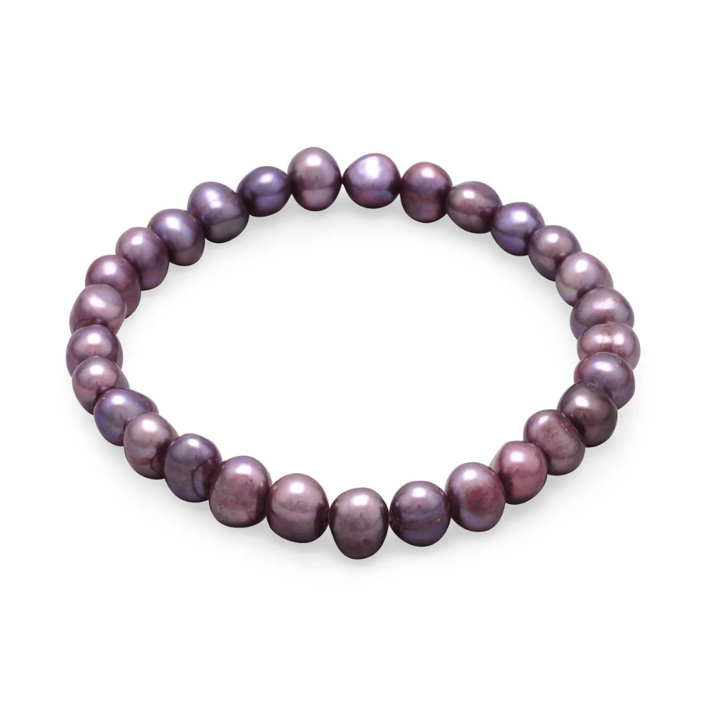 Cultured Freshwater Pearl Stretch Bracelet