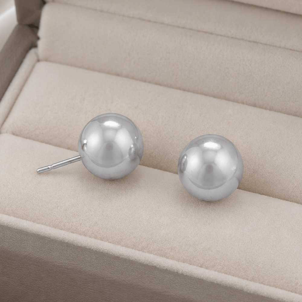 10mm Ball Stud Earrings